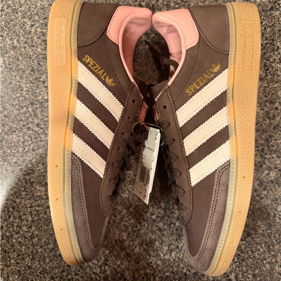Adidas Spezial Brown and Pink Sneakers - Picture 5 of 6